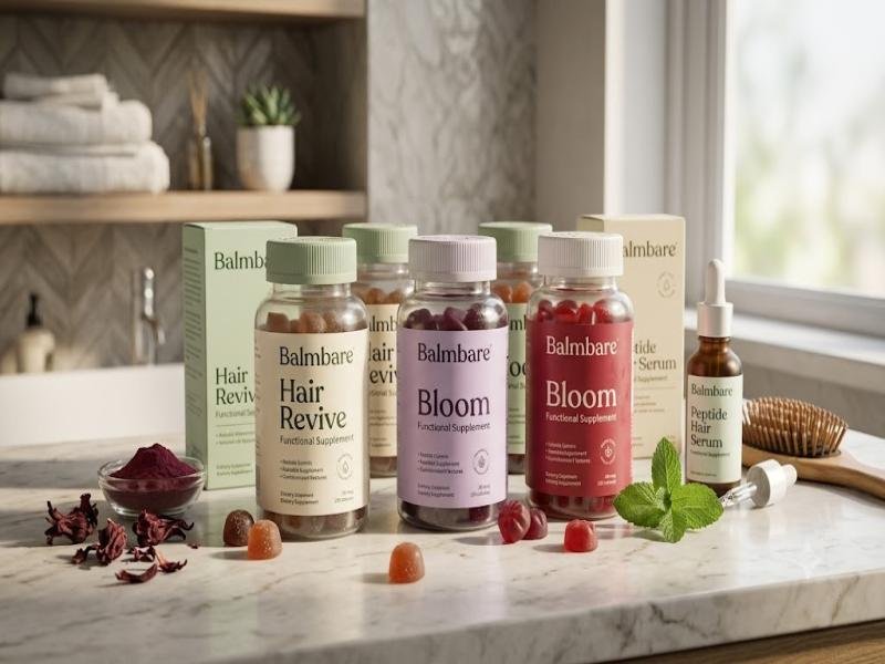 Balmbare Review And Product Guide. Complete Look At Sea Moss Gummies Hair Growth Supplements And Beauty Wellness Products
